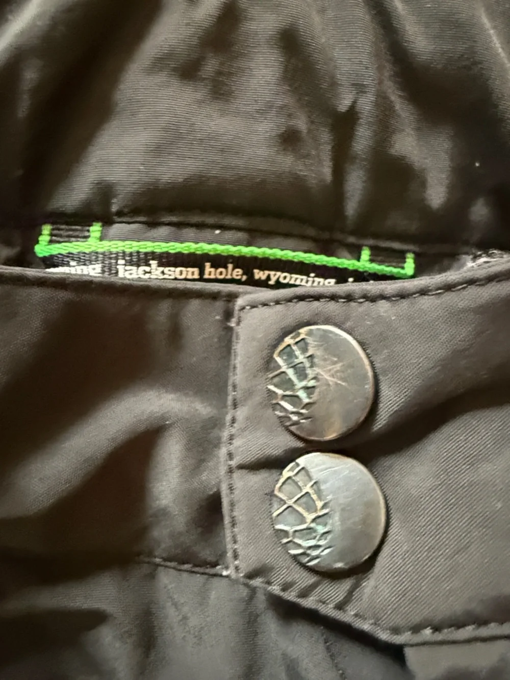 Stio Black Kids Snow Pants with Reflective Trim - Picture 3 of 10